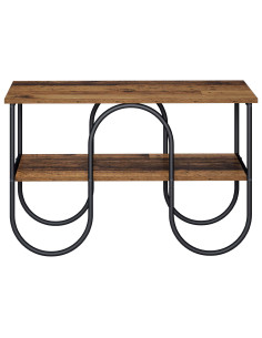 Supporto TV 80 x 40 x 50 cm Legno di quercia Legno multistrato 2
