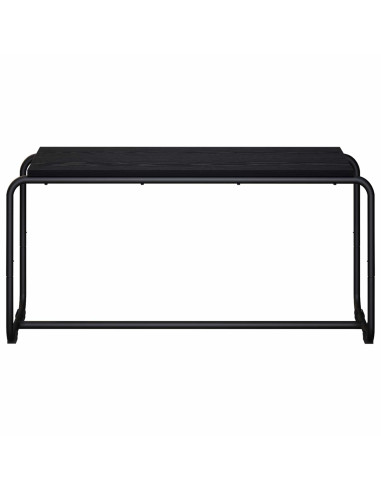 Supporto TV 98 x 35.5 x 42 cm Rovere Nero Legno ingegnerizzato