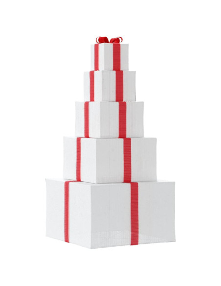 Confezione Regalo Decorazioni Natalizie 250 LED Bianco Caldo