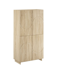 Credenza Rovere Sonoma 79x41x151 cm Legno ingegnerizzato 2