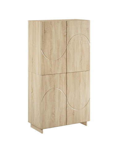 Credenza Rovere Sonoma 79x41x151 cm Legno ingegnerizzato