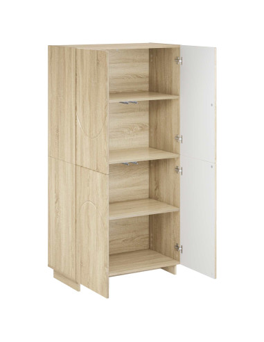 Credenza Rovere Sonoma 79x41x151 cm Legno ingegnerizzato