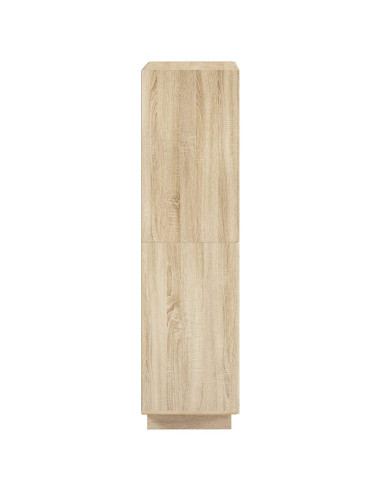 Credenza Rovere Sonoma 79x41x151 cm Legno ingegnerizzato
