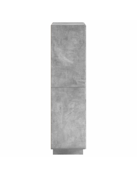 Credenza Grigio Cemento 79 x 41 x 151 cm Legno ingegnerizzato