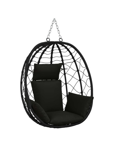 Cuscino Adirondack PUTTEN 100% Poliestere Nero 60 x 145 x 10 cm