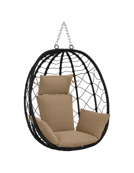 Cuscino Adirondack PUTTEN 100% Poliestere Tortora