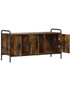 Mobile TV 79,5 x 33 x 50 cm Rovere Fumo Legno ingegnerizzato 2