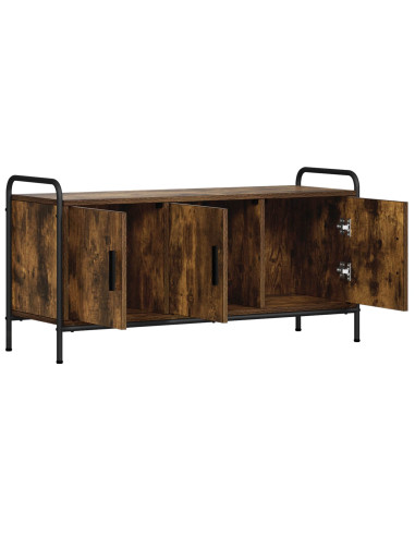 Mobile TV 79,5 x 33 x 50 cm Rovere Fumo Legno ingegnerizzato