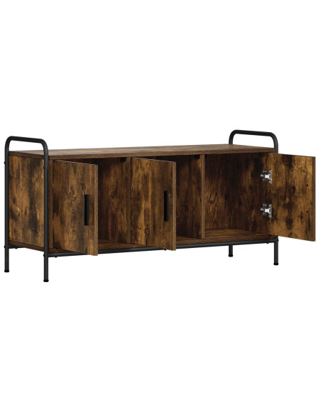 Mobile TV 79,5 x 33 x 50 cm Rovere Fumo Legno ingegnerizzato