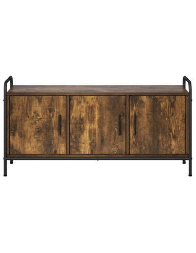 Mobile TV 79,5 x 33 x 50 cm Rovere Fumo Legno ingegnerizzato