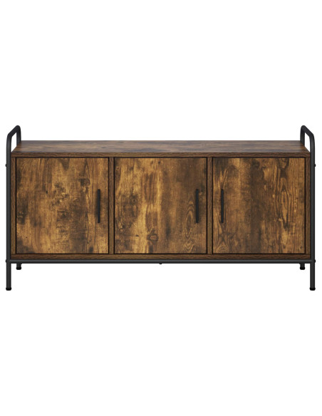 Mobile TV 79,5 x 33 x 50 cm Rovere Fumo Legno ingegnerizzato