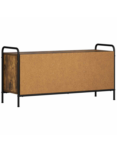 Mobile TV 79,5 x 33 x 50 cm Rovere Fumo Legno ingegnerizzato