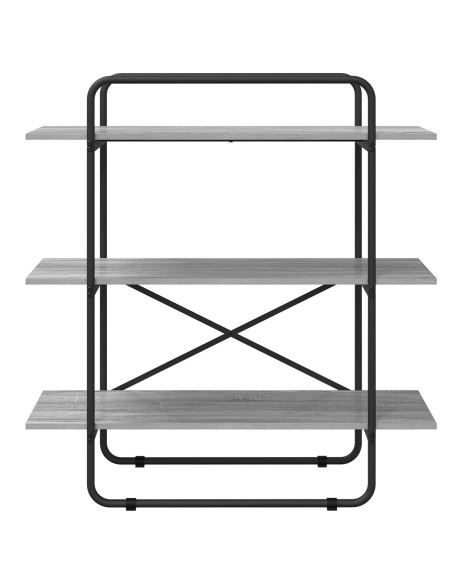 Libreria 3 livelli 100 x 35 x 105 cm PB Sonoma grigio
