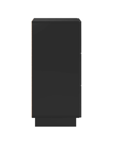 Credenza Nero 33,5 x 34,5 x 75 cm Legno ingegnerizzato