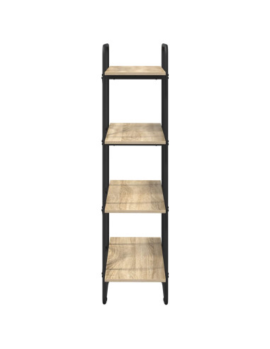 Libreria 4 livelli 80 x 35 x 140 cm PB Rovere Sonoma