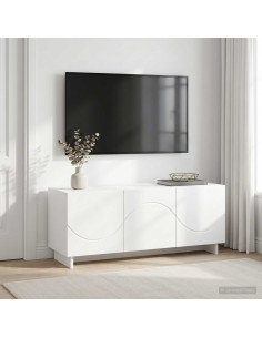 Supporto TV 90 x 34.5 x 40 cm Bianco Legno ingegnerizzato