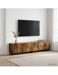 Supporto TV 179.5 x 34.5 x 40 cm Rovere Fumo
