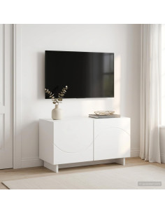 Supporto TV 60 x 34.5 x 40 cm Bianco Legno ingegnerizzato