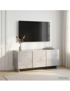 Supporto TV 90 x 34.5 x 40 cm Grigio Cemento