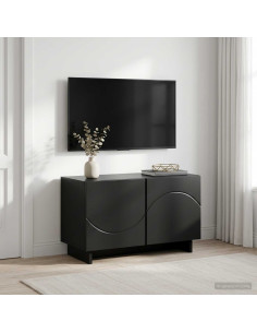 Supporto TV 60 x 34.5 x 40 cm Nero Legno ingegnerizzato