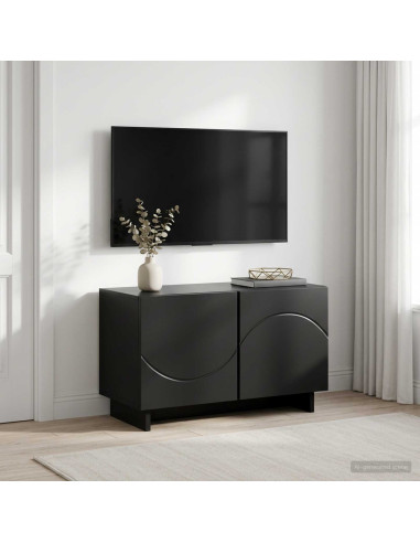 Supporto TV 60 x 34.5 x 40 cm Nero Legno ingegnerizzato