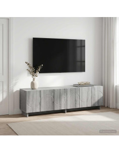 Supporto TV 140 x 34.5 x 40 cm Sonoma grigio