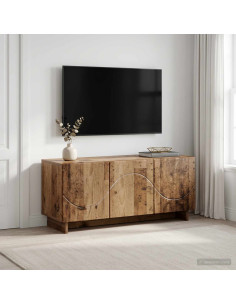 Supporto TV 90 x 34.5 x 40 cm Legno antico Legno ingegnerizzato