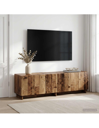 Supporto TV 140 x 34.5 x 40 cm Legno antico