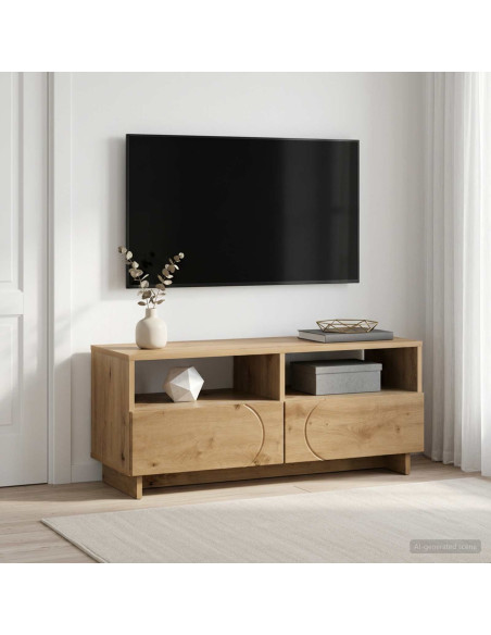 Supporto TV 90 x 34.5 x 40 cm Rovere Artigianale