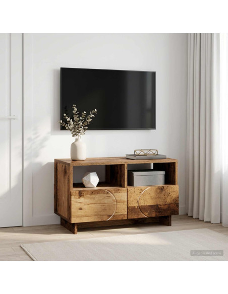 Supporto TV 60 x 34.5 x 40 cm Legno antico Legno ingegnerizzato