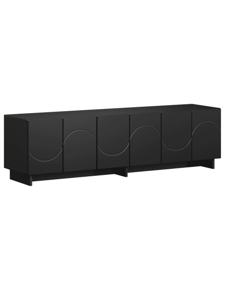 Supporto TV 140 x 34.5 x 40 cm Nero Legno ingegnerizzato