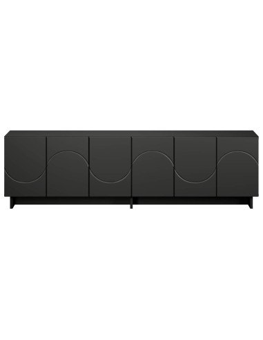 Supporto TV 140 x 34.5 x 40 cm Nero Legno ingegnerizzato