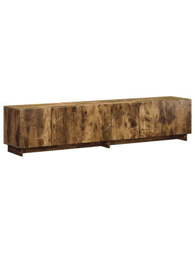 Supporto TV 179.5 x 34.5 x 40 cm Rovere Fumo