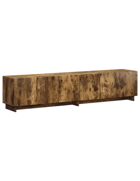 Supporto TV 179.5 x 34.5 x 40 cm Rovere Fumo