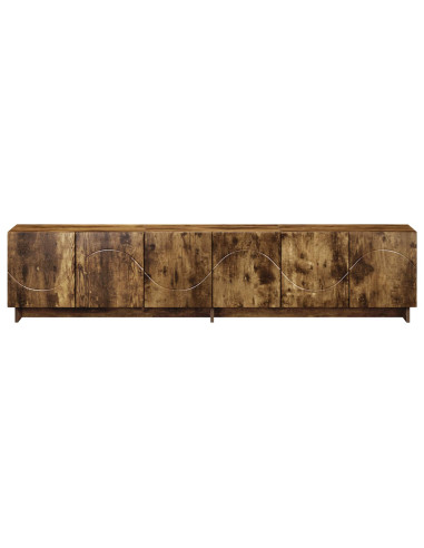 Supporto TV 179.5 x 34.5 x 40 cm Rovere Fumo