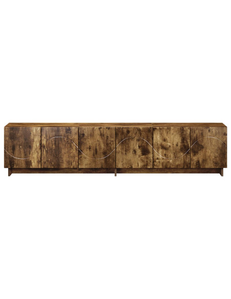 Supporto TV 179.5 x 34.5 x 40 cm Rovere Fumo