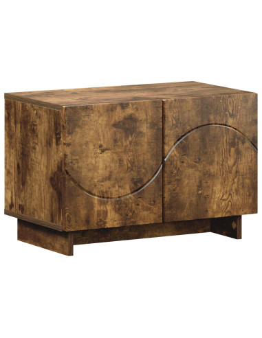 Supporto TV 60 x 34.5 x 40 cm Rovere Fumo Legno ingegnerizzato
