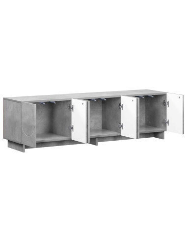 Supporto TV 140 x 34.5 x 40 cm Grigio Cemento