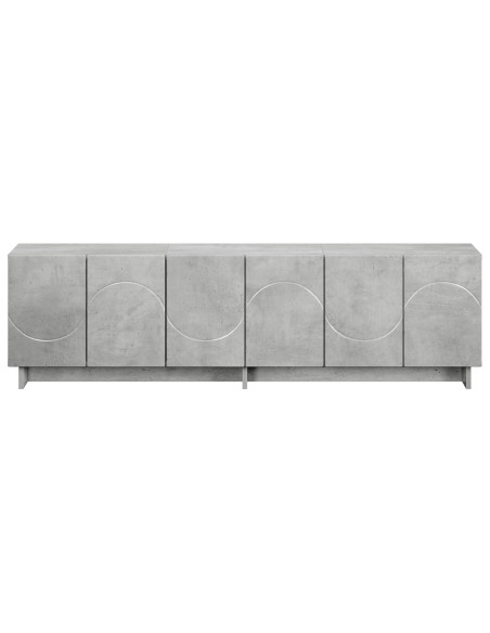 Supporto TV 140 x 34.5 x 40 cm Grigio Cemento
