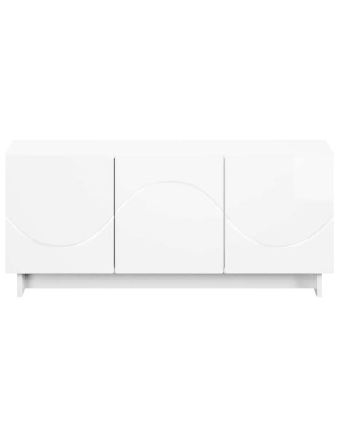 Supporto TV 90 x 34.5 x 40 cm Bianco Lucido