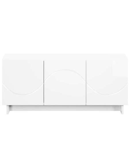 Supporto TV 90 x 34.5 x 40 cm Bianco Lucido