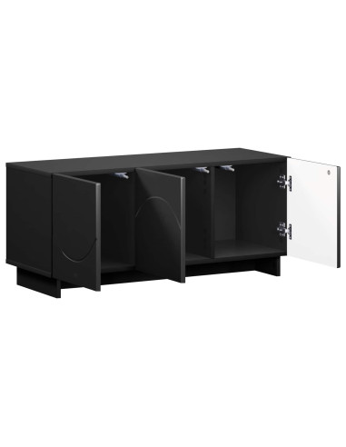 Supporto TV 90 x 34.5 x 40 cm Nero Legno ingegnerizzato