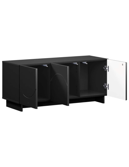 Supporto TV 90 x 34.5 x 40 cm Nero Legno ingegnerizzato