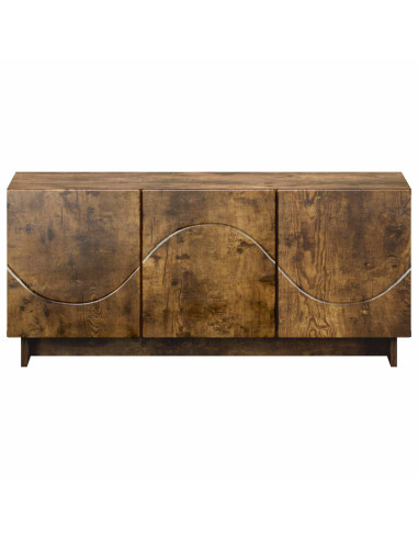 Supporto TV 90 x 34.5 x 40 cm Rovere Fumo Legno ingegnerizzato