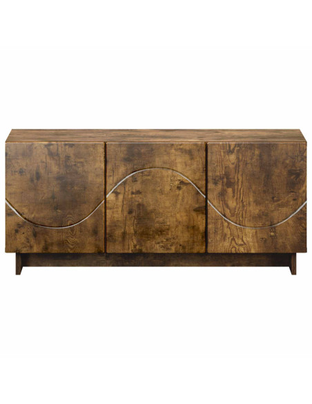 Supporto TV 90 x 34.5 x 40 cm Rovere Fumo Legno ingegnerizzato