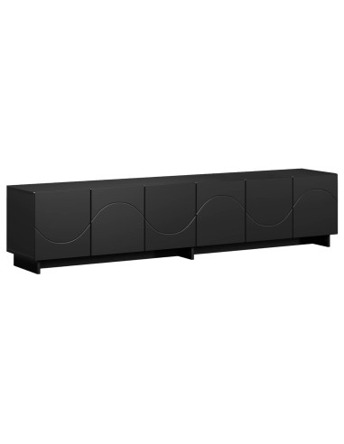 Supporto TV 179.5 x 34.5 x 40 cm Nero Legno ingegnerizzato