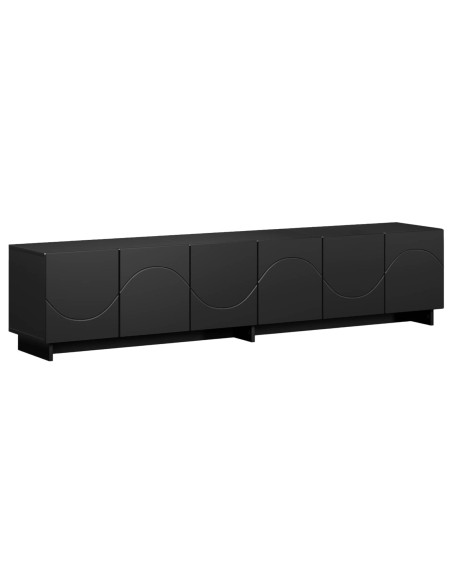 Supporto TV 179.5 x 34.5 x 40 cm Nero Legno ingegnerizzato