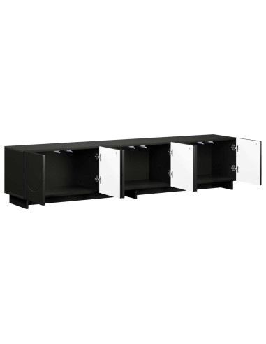 Supporto TV 179.5 x 34.5 x 40 cm Nero Legno ingegnerizzato