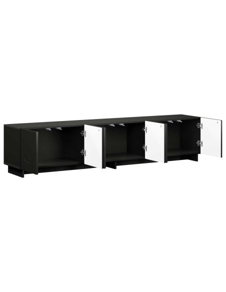 Supporto TV 179.5 x 34.5 x 40 cm Nero Legno ingegnerizzato