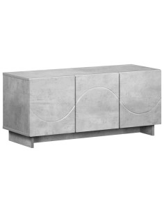 Supporto TV 90 x 34.5 x 40 cm Grigio Cemento 2